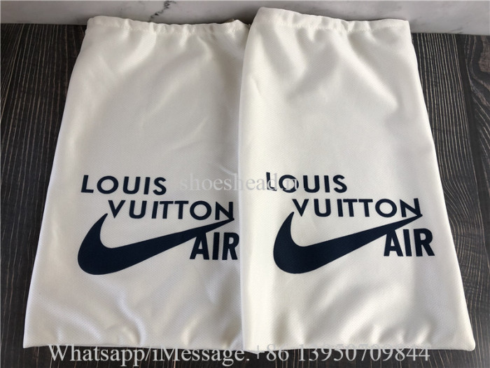 Off White x Nike Air Force 1 Low White Damier WIth Cases