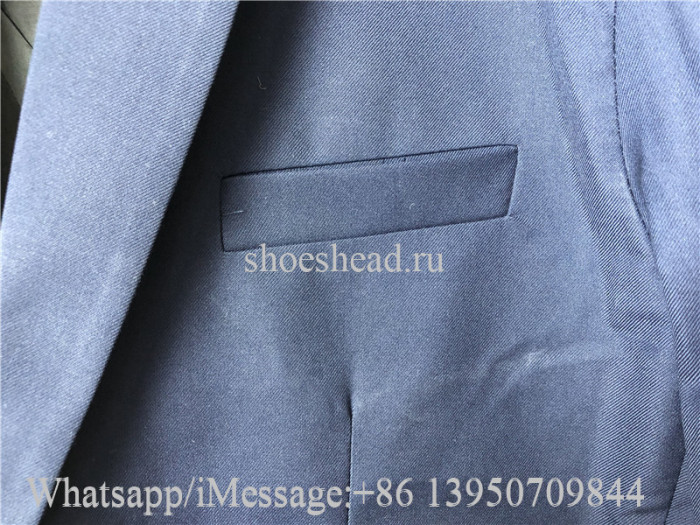 Versace Blue Jacket Pants Blazer