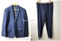 Versace Blue Jacket Pants Blazer