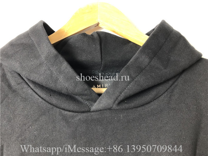 Amiri Black Hoodie