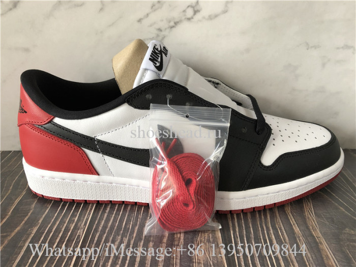Air Jordan 1 Retro Low Black Toe 2023