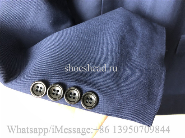 Versace Blue Jacket Pants Blazer