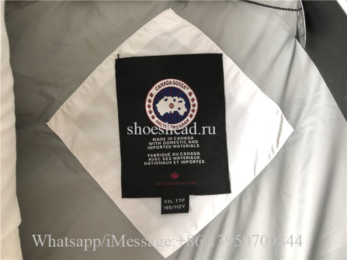 Canada Goose White Vest With White Logo