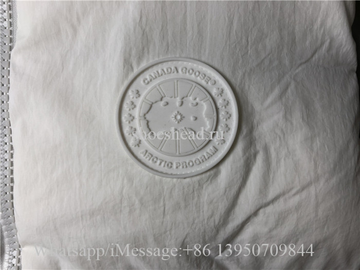 Canada Goose White Vest With White Logo