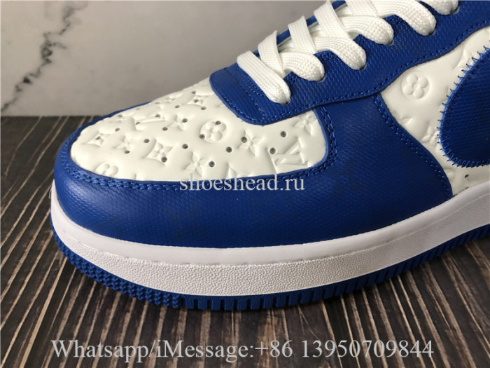 Off White x Nike Air Force 1 Low Louis Vuitton White Team Royal