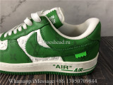 Off White x Nike Air Force 1 Low Louis Vuitton White Green