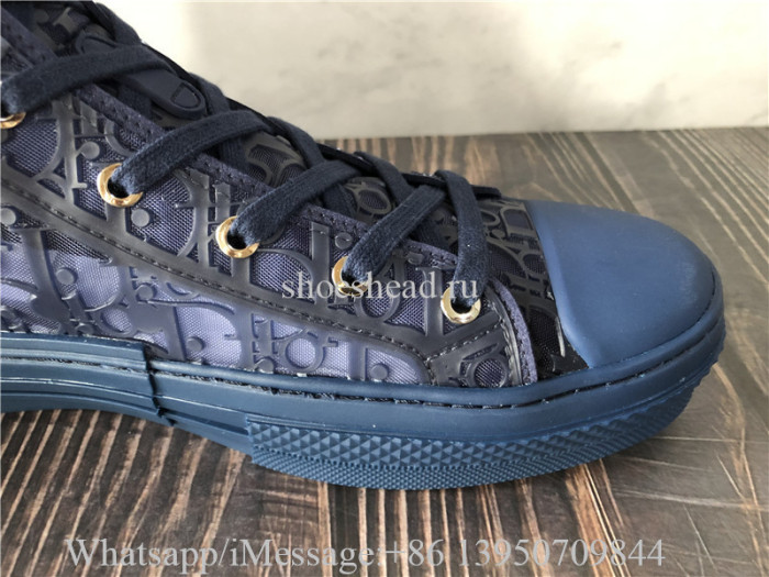 Dior B22 High Top Sneaker Navy Blue