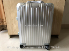 Rimowa x Louis Vuitton Rolling Luggage Carry on Suitcase Silver