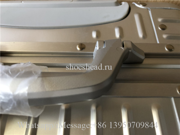 Rimowa x Louis Vuitton Rolling Luggage Carry on Suitcase Silver