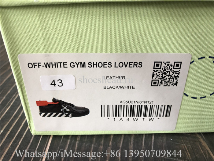 Off White Virgil Abloh Low Top Sneaker Black