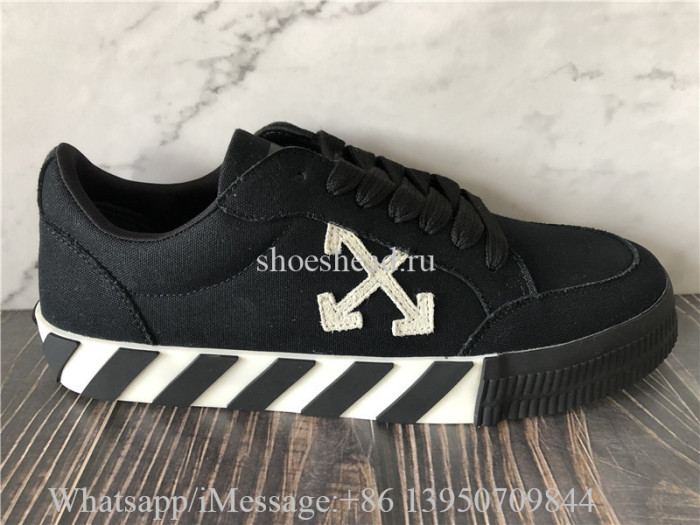 Off White Virgil Abloh Low Top Sneaker Black