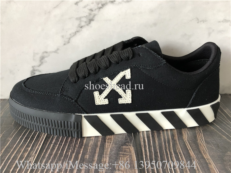 Off White Virgil Abloh Low Top Sneaker Black