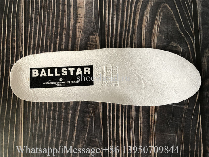 Golden Goose Ballstar Low Top Sneaker Natural Gold Grey