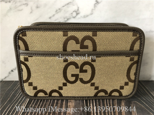 Original Gucci Brown Jumbo GG Mini Bag