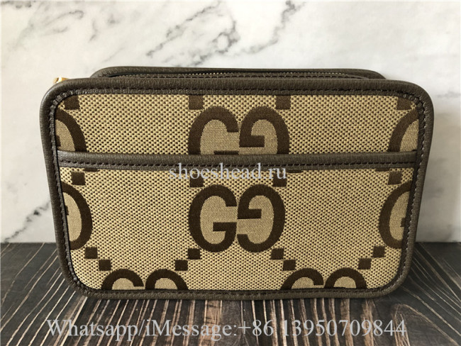 Original Gucci Brown Jumbo GG Mini Bag