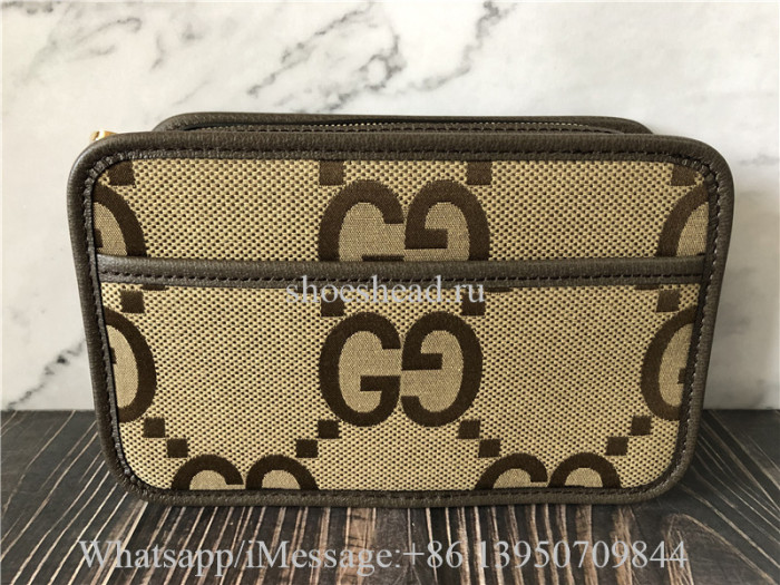 Original Gucci Brown Jumbo GG Mini Bag