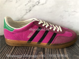 Adidas Gucci x Gazelle Velvet Low Top Sneaker