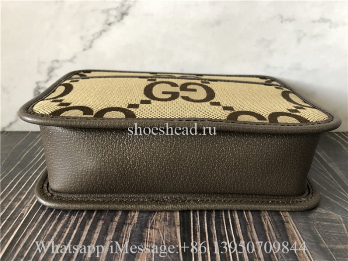 Original Gucci Brown Jumbo GG Mini Bag