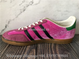 Adidas Gucci x Gazelle Velvet Low Top Sneaker