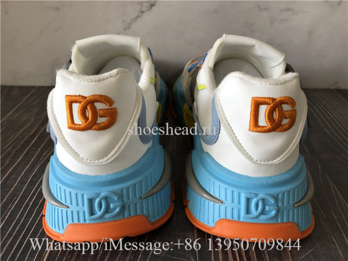 Dolce & Gabbana Mixed-Material Airmaster Sneakers Multicolor