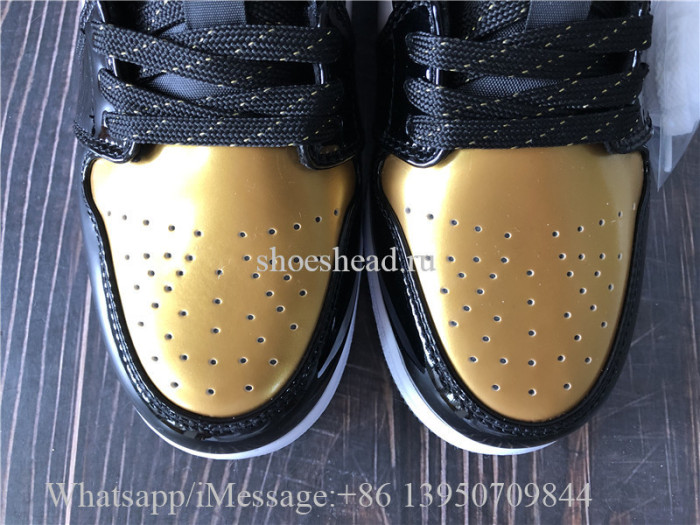 Air Jordan 1 Low  SE Metallic Gold Toe