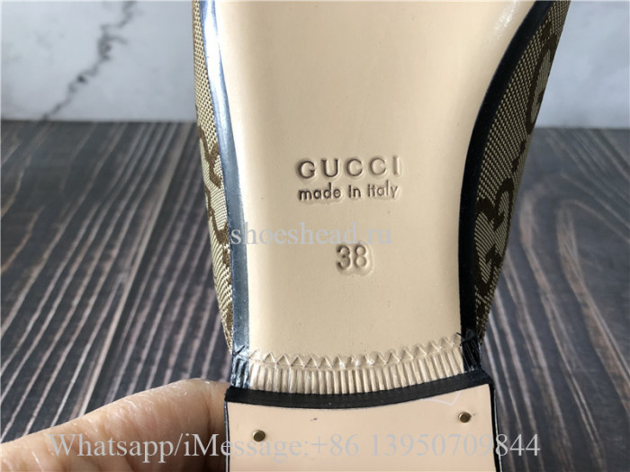 Gucci Princetown Canvas Slippers
