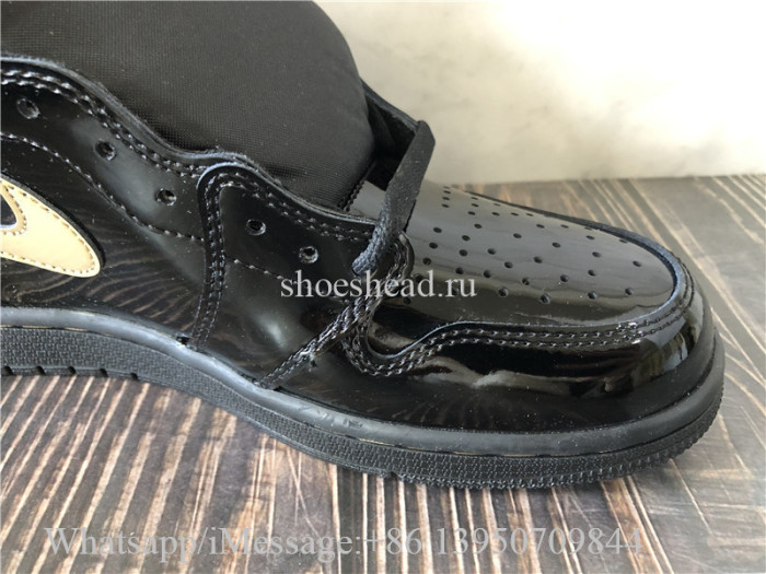 Air Jordan 1 Retro High Black Metallic Gold