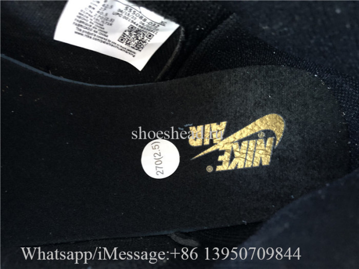 Air Jordan 1 Retro High Black Metallic Gold