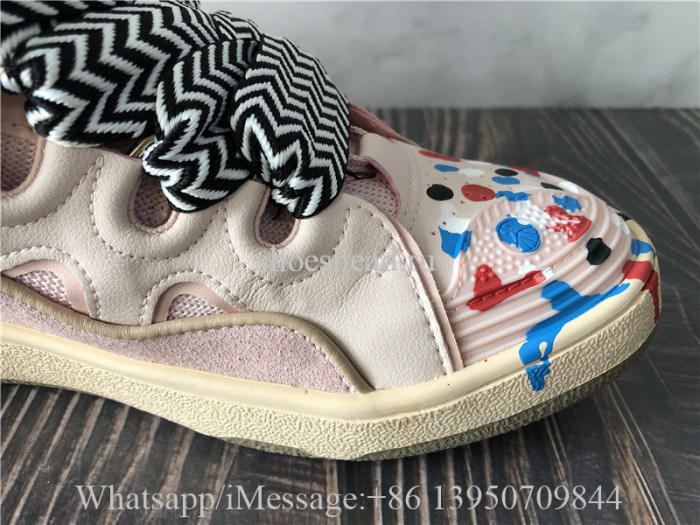 Lanvin Curb Sneaker Multicolor Pink