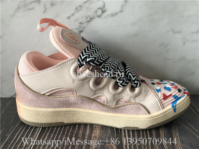 Lanvin Curb Sneaker Multicolor Pink