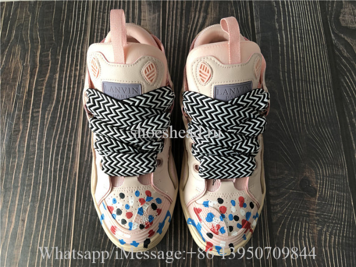 Lanvin Curb Sneaker Multicolor Pink