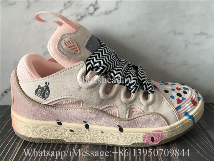 Lanvin Curb Sneaker Multicolor Pink