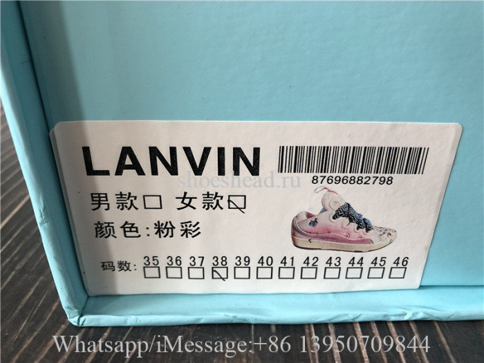 Lanvin Curb Sneaker Multicolor Pink