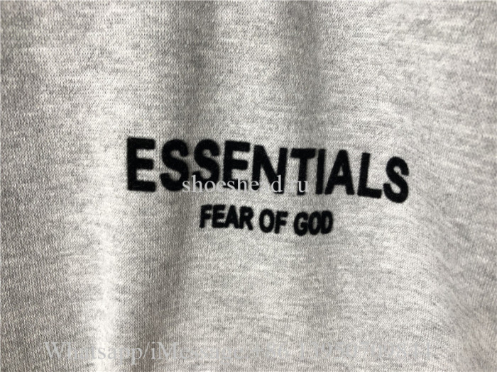Fear Of God Essential Fog Dark Grey Hoodie
