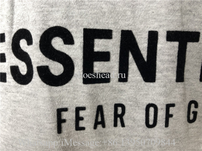 Fear Of God Essential Fog Dark Grey Hoodie