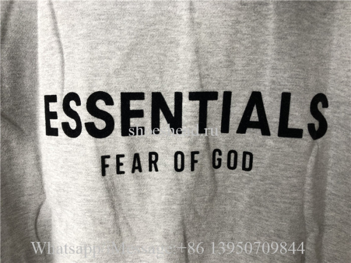 Fear Of God Essential Fog Dark Grey Hoodie