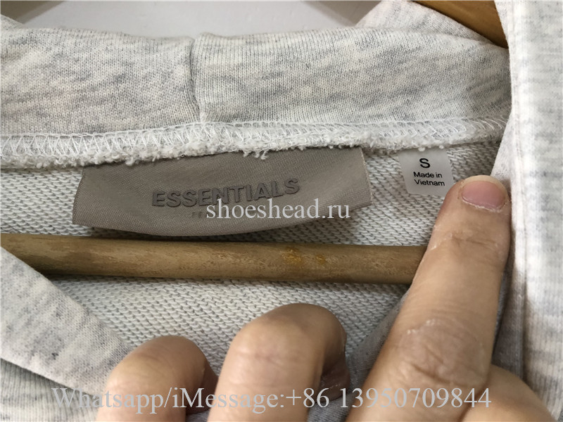Fear Of God Essential Fog Light Grey Hoodie