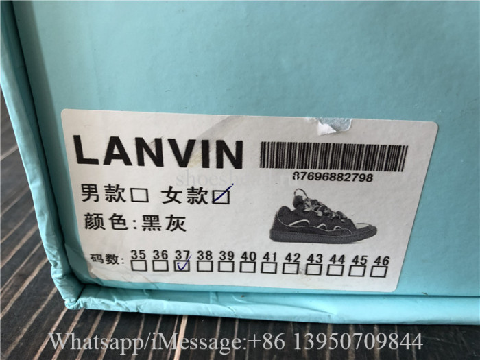 Lanvin Curb Sneaker Black