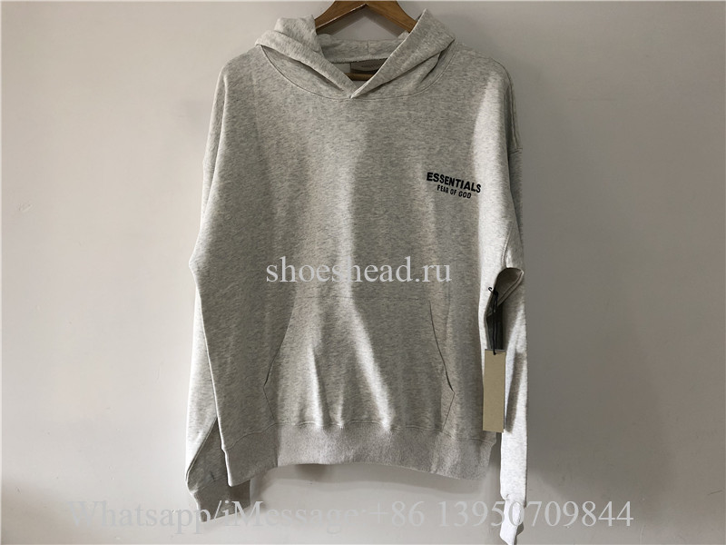 Fear Of God Essential Fog Light Grey Hoodie