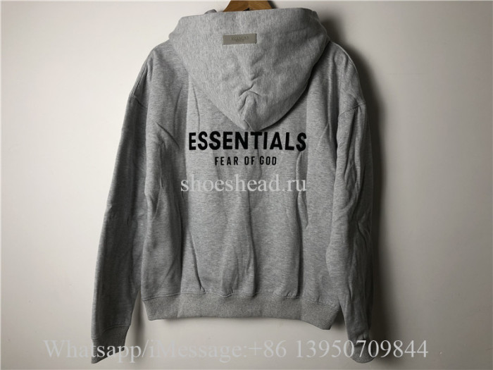 Fear Of God Essential Fog Dark Grey Hoodie