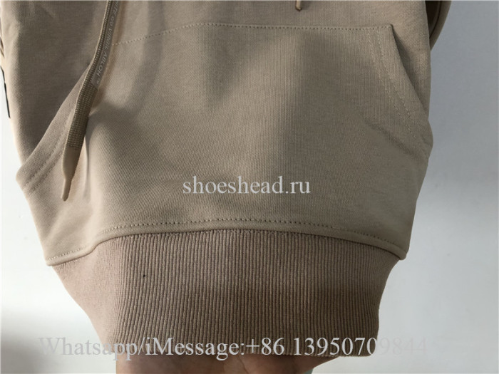 Off White Beige Hoodie