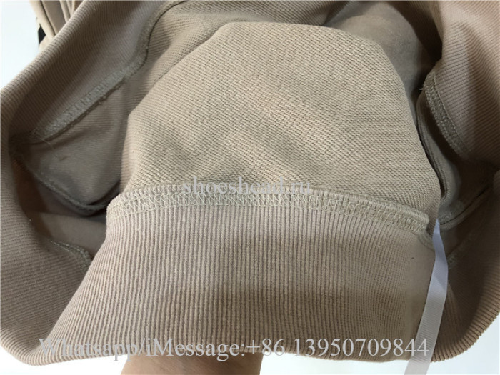 Off White Beige Hoodie