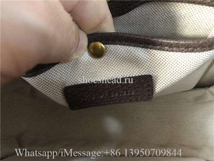 Original Gucci Bamboo 1947 Jumbo GG Small Top Handle Bag
