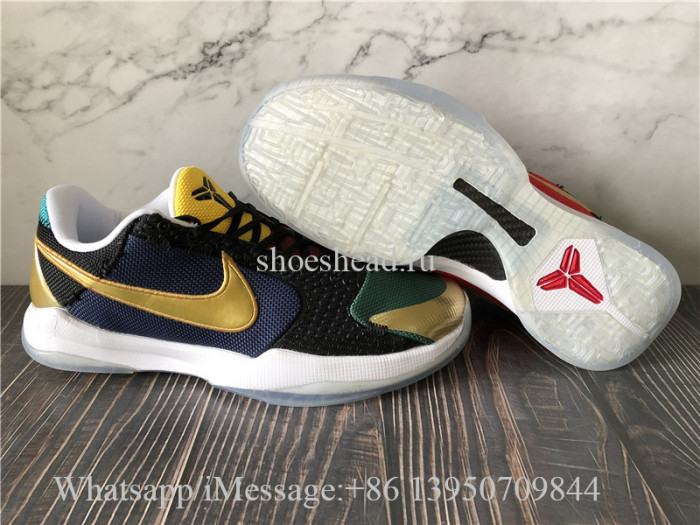 Nike Kobe 5 V Protro Undefeated-Pack Red Blue Black