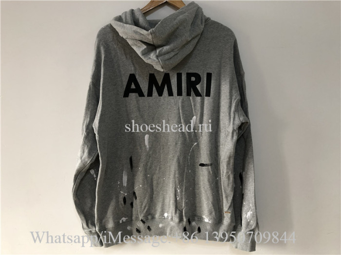 Amiri Grey Hoodie