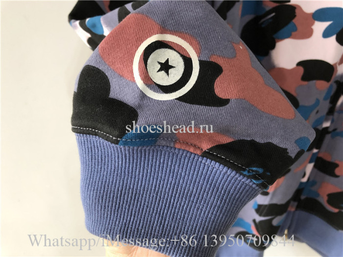 A Bape Bathing Ape Multicolor Hoodie