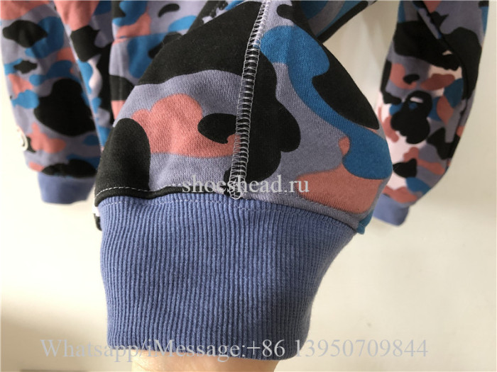 A Bape Bathing Ape Multicolor Hoodie