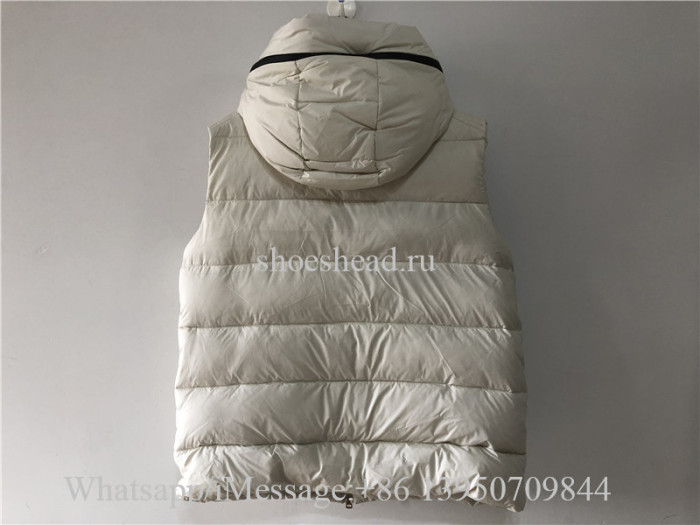 Moncler White Vest
