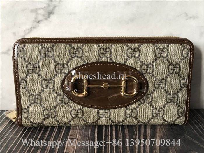 Original Gucci Horsebit 1955 Zip Around Wallet