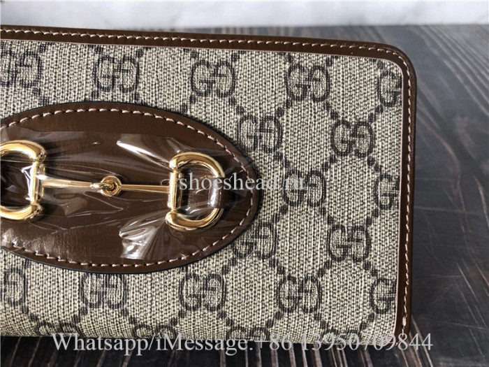 Original Gucci Horsebit 1955 Zip Around Wallet
